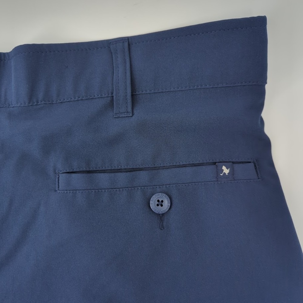 Birdie Bound Golf Shorts Mens Size 32 Blue Performance Stretch Casual 8" - Picture 4 of 9